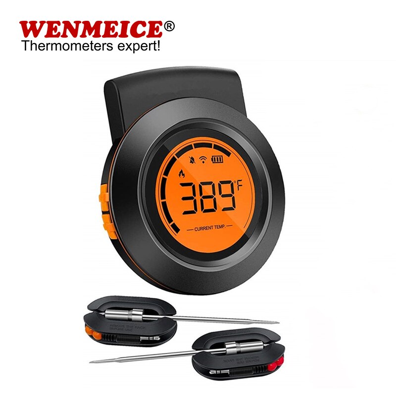 Thermometer Digital Waterproof Blue tooth Meat Thermometer for BBQ Cooking and Grill with Screw Thermometer