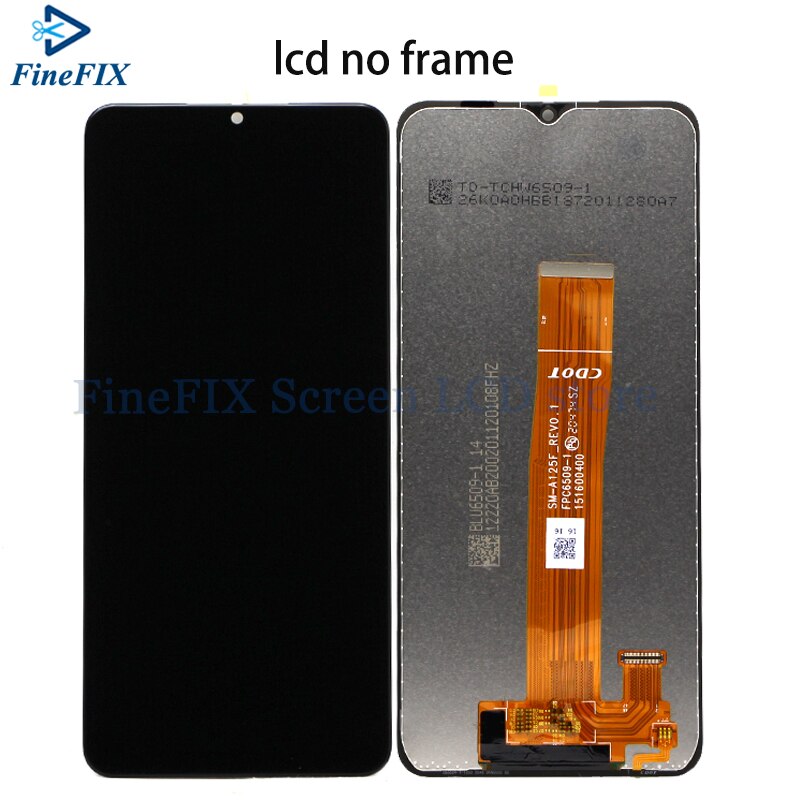 Per Samsung Galaxy A12 SM-A125F LCD con cornice Display Touch Screen Digitizer Assembly sostituire per Samsung A12 lcd 10 A127