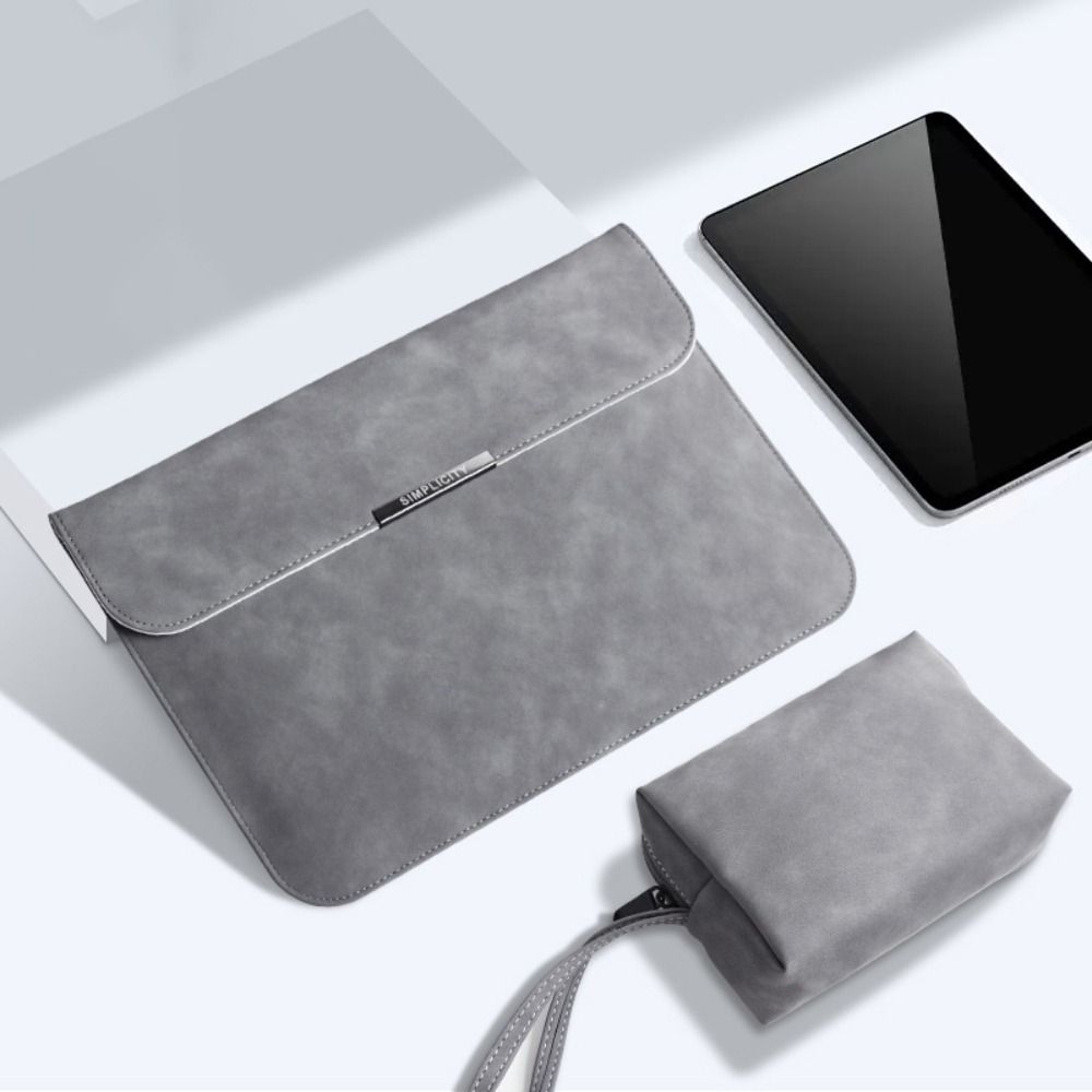 Funda ultrafina para ordenador portátil de 13-16,2 pulgadas, , con bolsa de energía, funda portátil para Ultrabook, bolsa protectora de PU a prueba de golpes para viaje