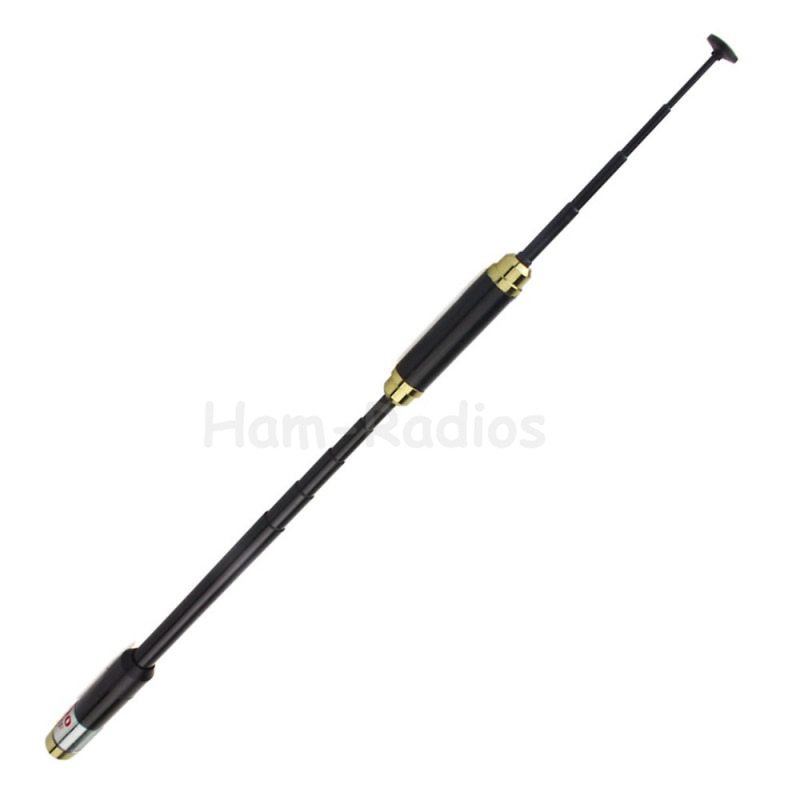 Zwarte AL-800 144/430Mhz SMA-F/Sma/Bnc High Gain Super Telescopische Antenne Voor pryme Kenwood Hyt Baofeng Uv-5r