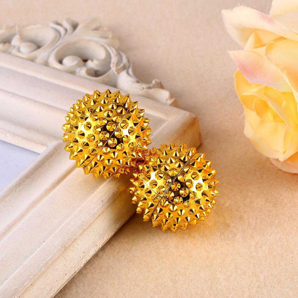 Nuovo arrivo 2 pz mano dito massaggiatore digitopressione doppio rullo giunto rilassante bellezza strumento di massaggio in plastica per la circolazione sanguigna