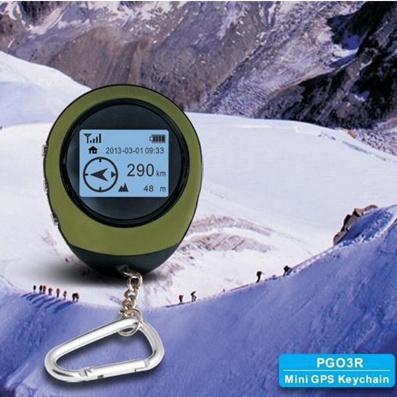 Mini Gps Navigatie Ontvanger Draagbare Outdoor Locatie Finder Tracker Met Kay Keten Usb Oplaadbare Tracking Recorder