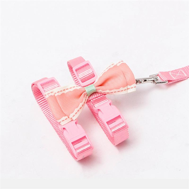 Dorakitten 1Pc Draagbare Kat Riem Leuke Strik Decor Kat Leiband Huisdier Aangelijnd Harnas Set Kleding Accessoires Dierbenodigdheden