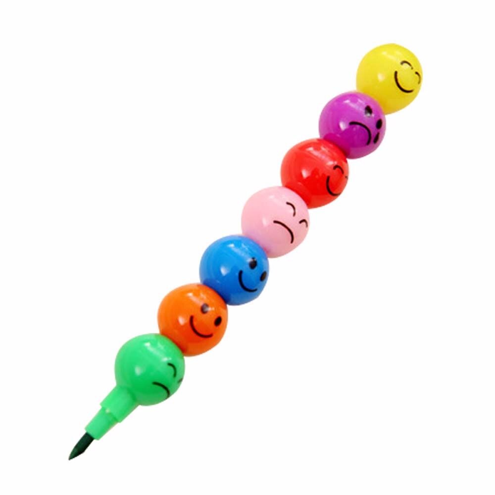 Crayons Art Supplies for Kids Pastel Pen Drawing Set Stationery Smiley Face Crayons Kawaii School Supplies Drawing: Crayons