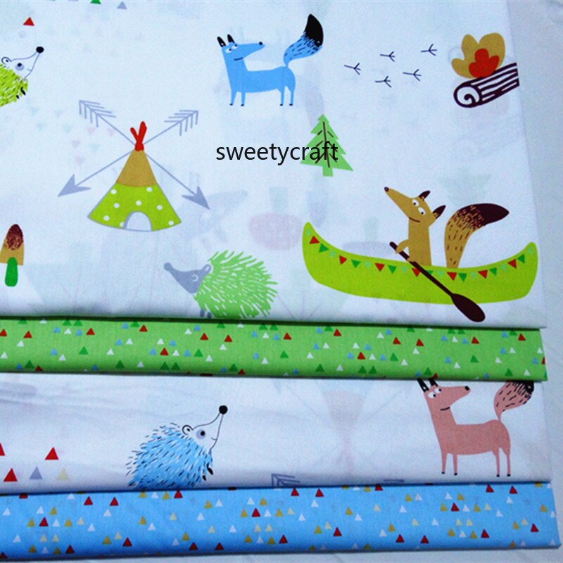 160 x 50cm kettu vene painettu puuvillakangas tee se itse kudostilkku telas ompelu vauvan mekko lelu vuodevaatteet peitto tecido kangas tilda