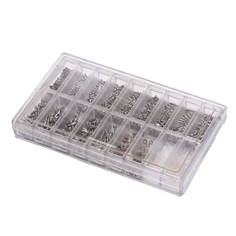 1000Pcs/set Screws Repair Kit Tools Set Tiny Assortment For Clock Watch Eye Glasses For Parts Repair Kit