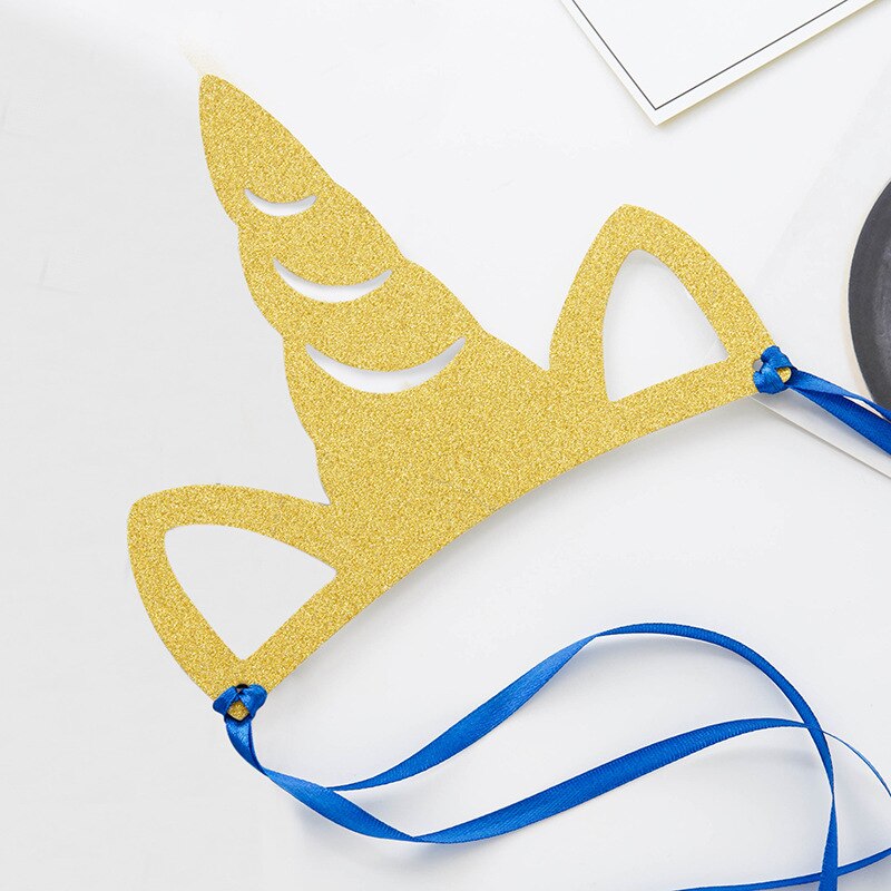 10 pièces couronne licorne anniversaire chapeau Festival fête d'anniversaire fête fournitures licorne fête décoration offre spéciale PT34