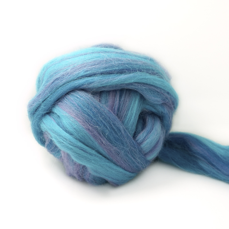 Extra Fine colour mixture Merino Wool roving fiber... – Grandado