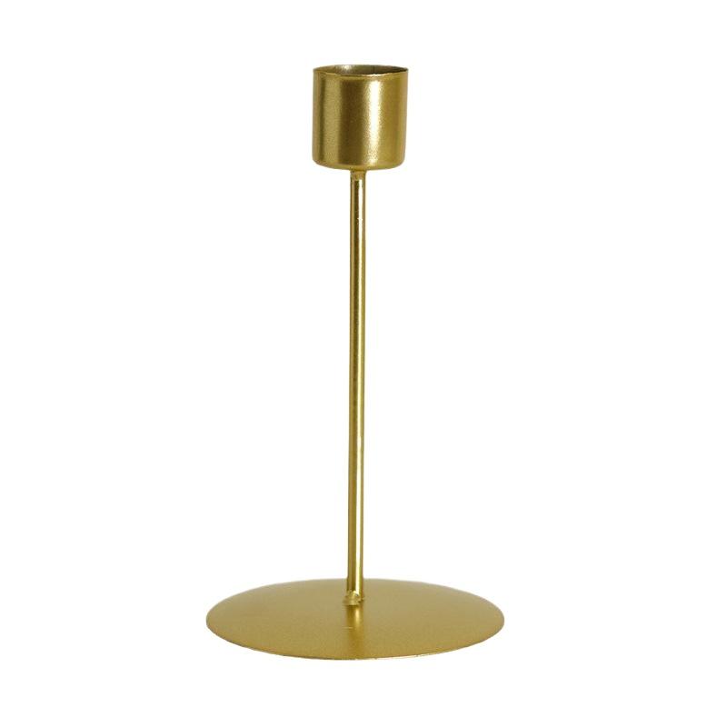 Europäischen Stil Metall Kerzenhalter Einfache Goldene Hochzeit Dekoration Bar Party Wohnzimmer Dekor Wohnkultur Kerzenhalter