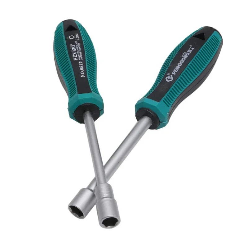 Llave tubo Destornillador Tuerca metal Llave Herramienta mano Destornillador 3 mm-14 mm