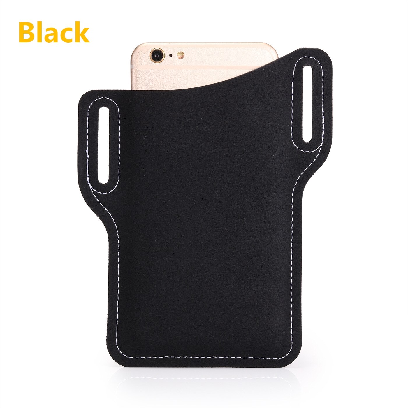 Mannen Vrouwen Gsm Loop Holster Case Zakken Draagbare Multifunctionele Heuptas Pu Lederen Mobiele Telefoon Portemonnee Vintage Riem Tas