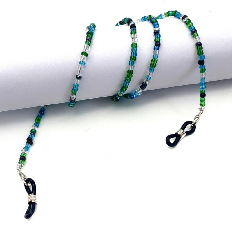 Porte-masque avec cordon de séparation, perles colorées, Anti-chute, suspendu au cou, licou, offre spéciale: green