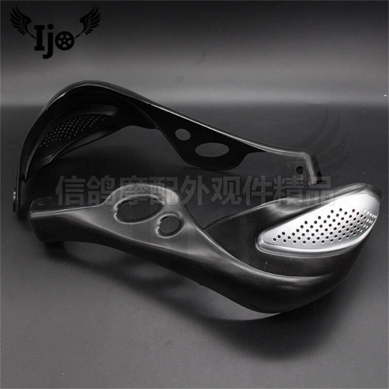 modified motorcycle hand guard Anti fall windproof protector universal 22mm 28mm falling protect moto hand guard: Black