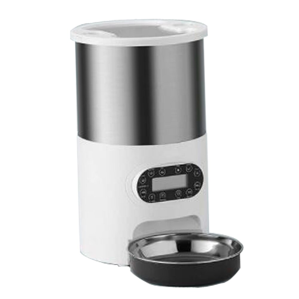 6l 4.5l 3.5l automatisk smart slow food foderautomat til kæledyr timing foderautomat kat hund elektrisk tørfoder dispenser foder 24 timers timer