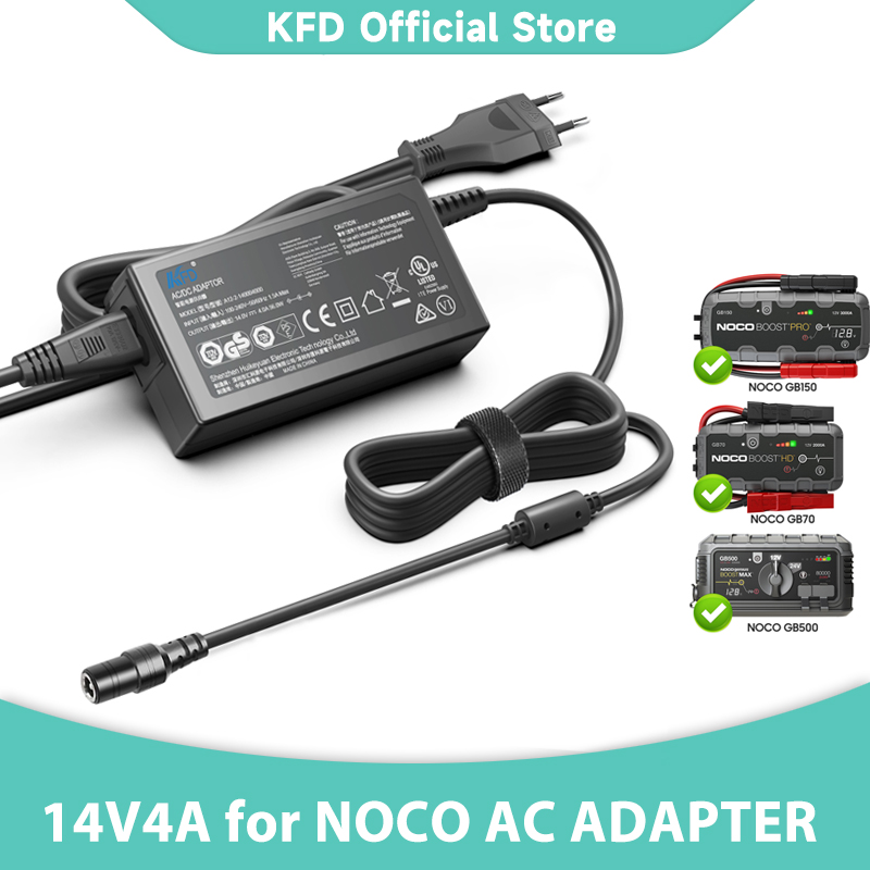 56W 14V 4A AC Power Adapter Auto Jump Starter Batterij voor NOCO GB70 GB150 GB250 + GB251 + GB500 GB500 + XGC4 XGC NOCO Boost Charger