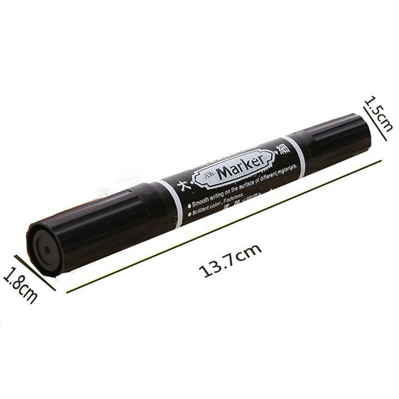 Rotuladores Kawaii de doble cabeza para la escuela, marcadores de pintura de colores grandes, bonitos, papelería coreana, suministros de oficina
