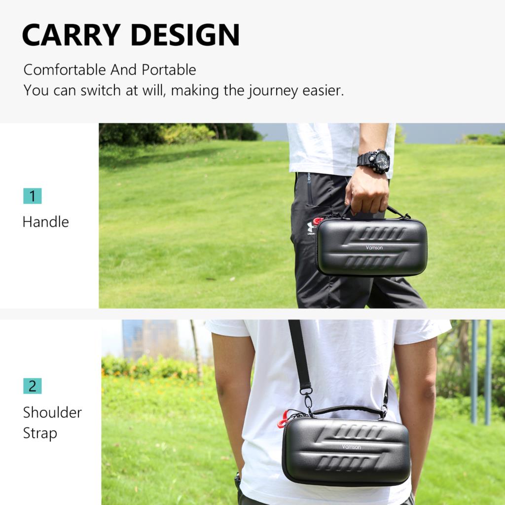 Vamson Crossbody Bag Game Accessoires Kit Voor Nintendo Switch Oled Reizen Opslag Draagtas Beschermhoes Voor Schakelaar Oled