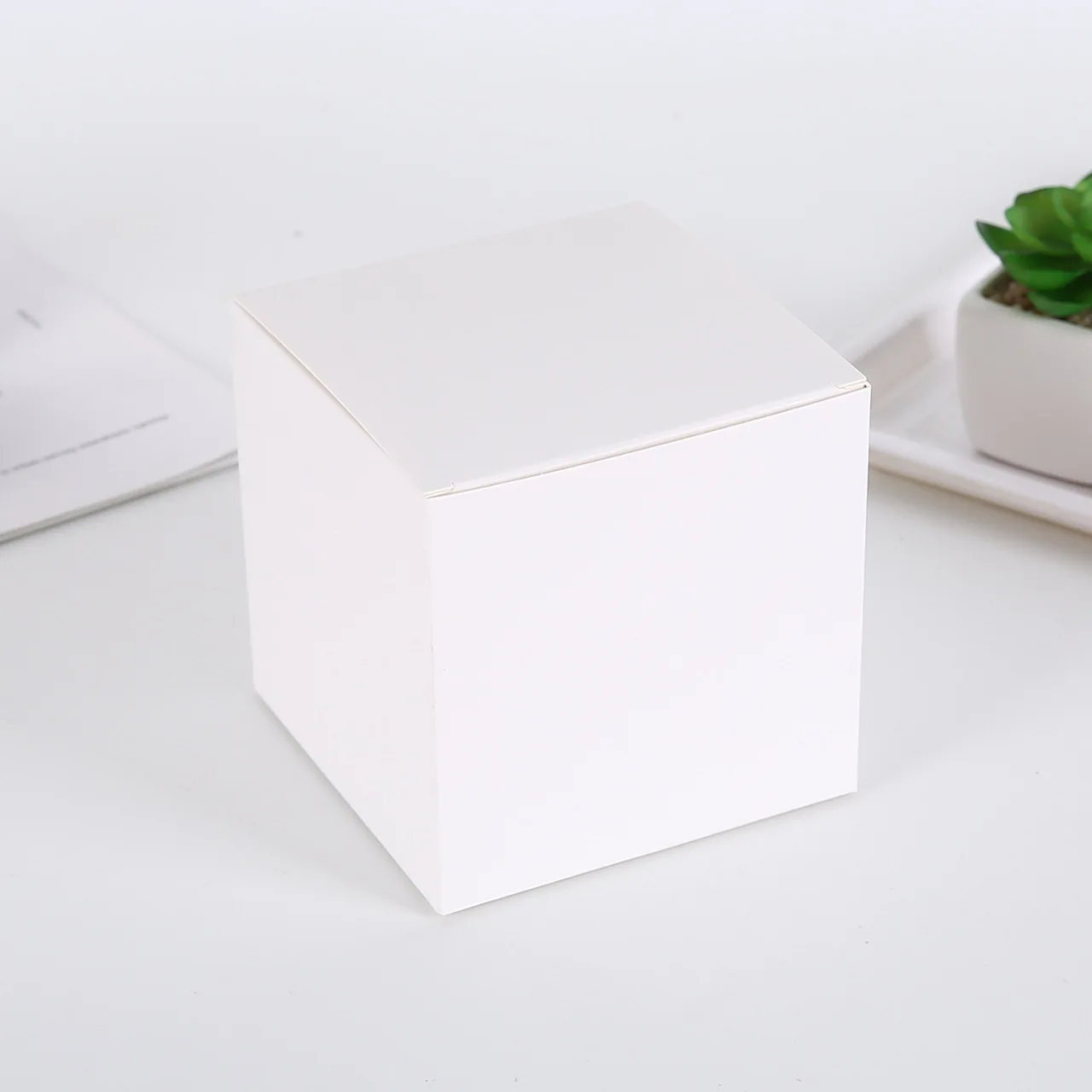 Boîtes d'emballage en papier Kraft, 20 pièces, boîte en carton pour fête de mariage, paquet de bouteilles de savon faites à la main, boîte de rangement cosmétique: Vert menthe / 12.3x3.2x3 cm