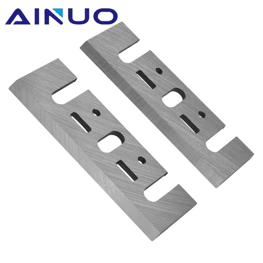 Hoja cepilladora de madera para Makita 1900B, Juego de 2 piezas, 80mm, cuchilla de repuesto, piezas de maquinaria para carpintería