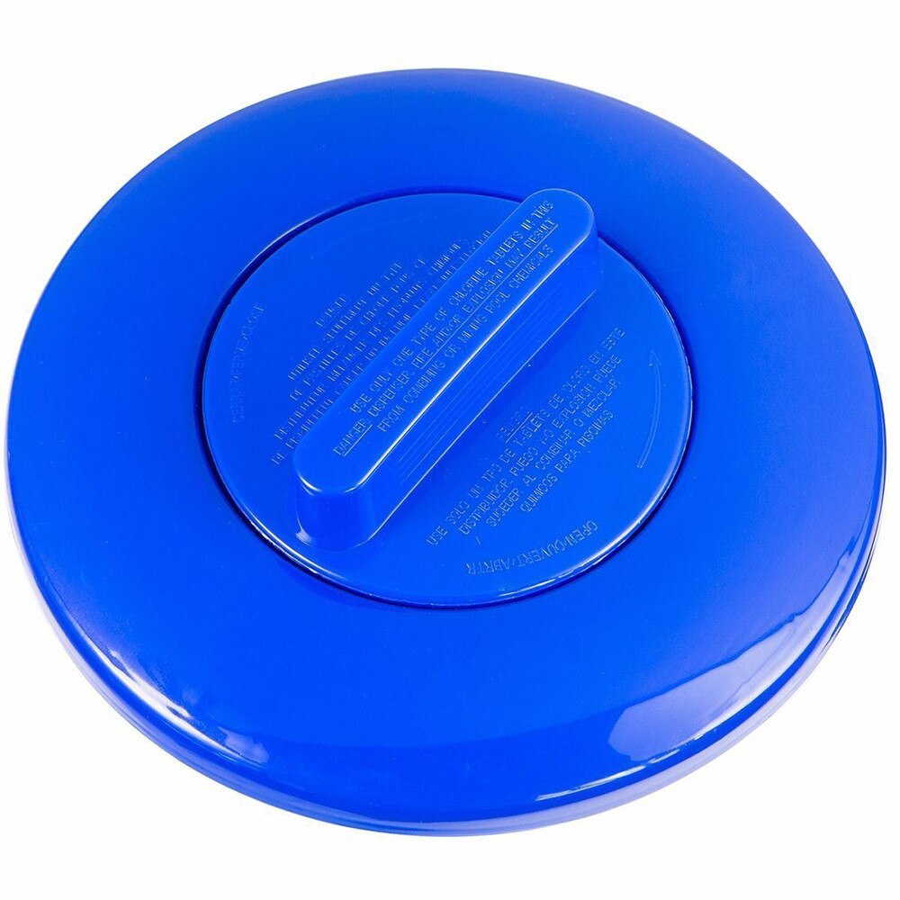 #H40 8 inch Deluxe Floating Chemical Dispenser Deluxe Large Blue and White Floating Swimming Pool Chlorine Dispenser#T2