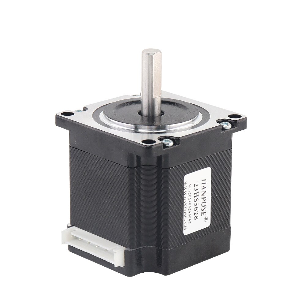 Nema 23 Stepper Motor 4-lead 165 Oz-in 56mm 126N.CM 2.8A 6.35mm or 8mm shaft 23HS5628 black motor 57 step motor nema23