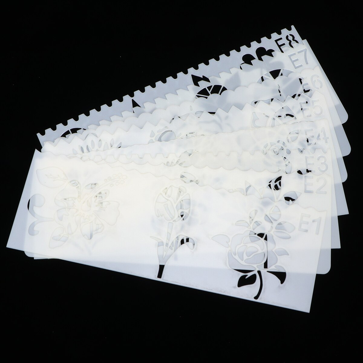32 Stuks Bloem Blad Groenten En Fruit Schilderen Stencils Plastic Tekening Template Diy Hollow Out Stencil