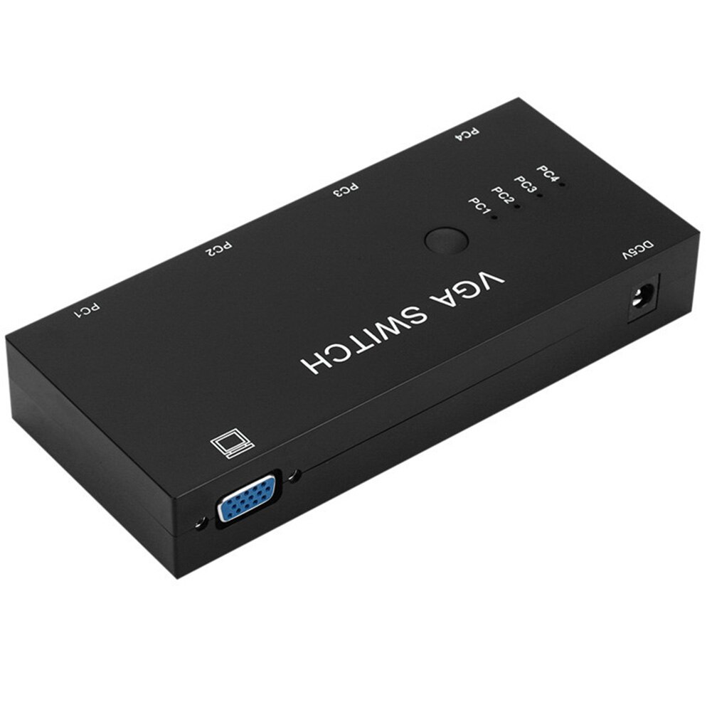 4 in 1 VGA Umschalter Heimat Für Laptop Stecker Und Spielen Projektoren Splitter Monitor Computer Zubehör HDMI Adapter Video Konverter