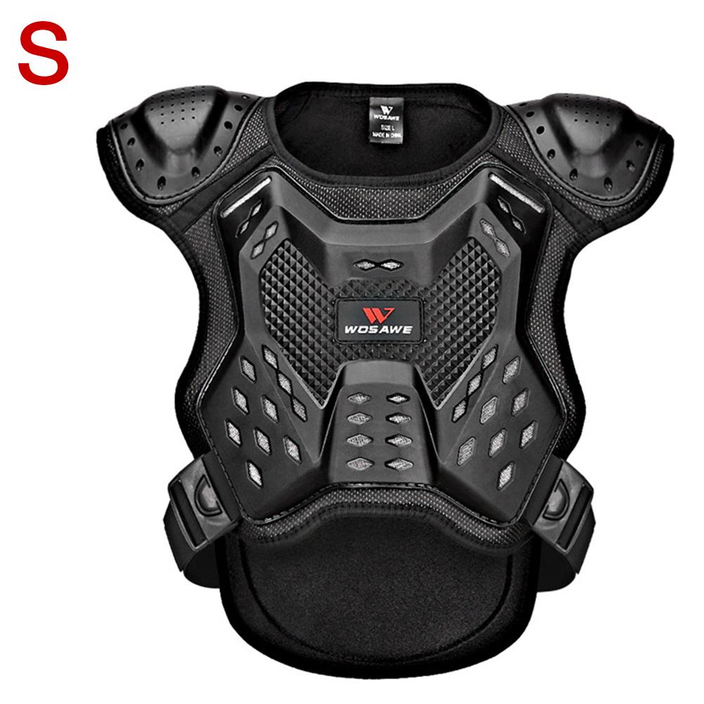 Kids Dirt Bike Body Chest Spine Protective Vest Ventilation Holes Sport Ware: S