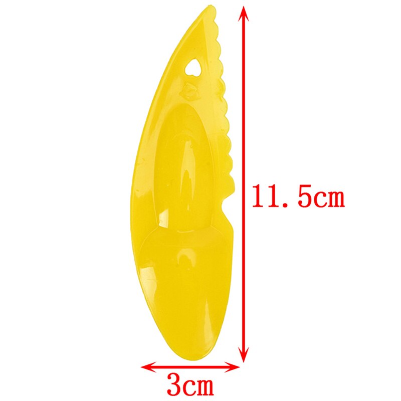 3pc/ set kiwi sked plast godis färg kiwi gräva skopa grönsak frukt kniv skärare skalare skärare köksredskap