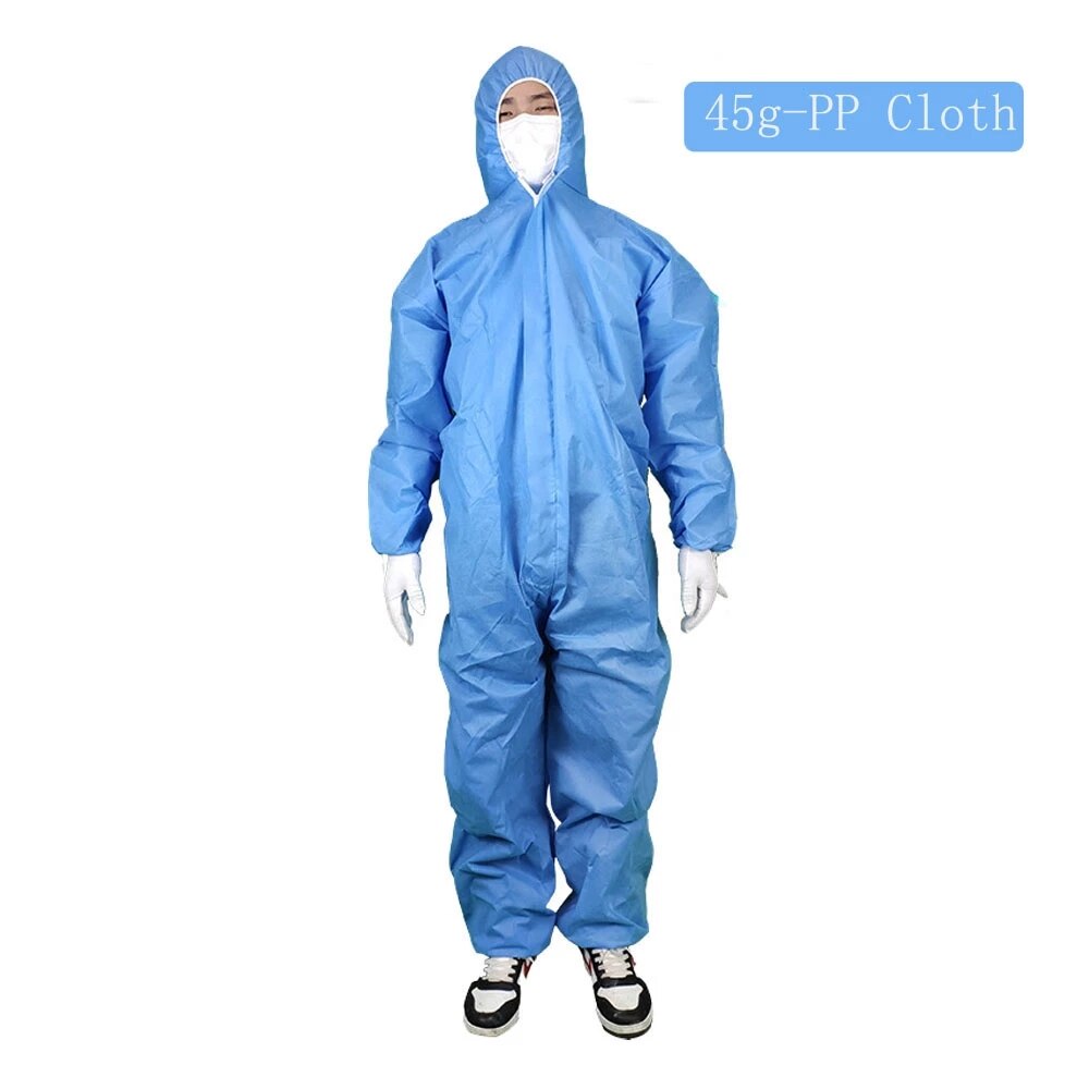 Unisex Protective Disposable Jumpsuit Hazmat Work Safety Clothing Painting Coveralls Factory Protection Clothes Overall Suit