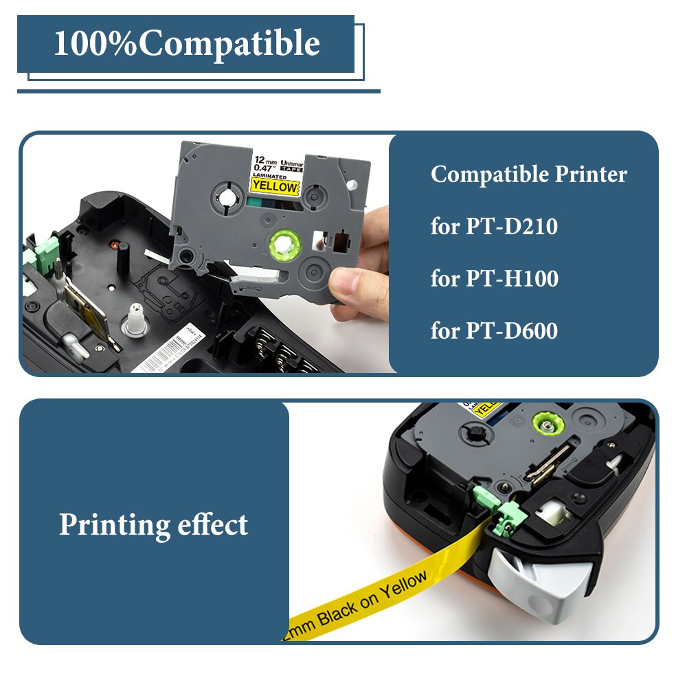 Unismar TZe-FX251 compatível irmão 24mm tz fita fita adesiva flexível tze fx251 tz fx251 TZ-FX251 para incomodar impressora ptouch