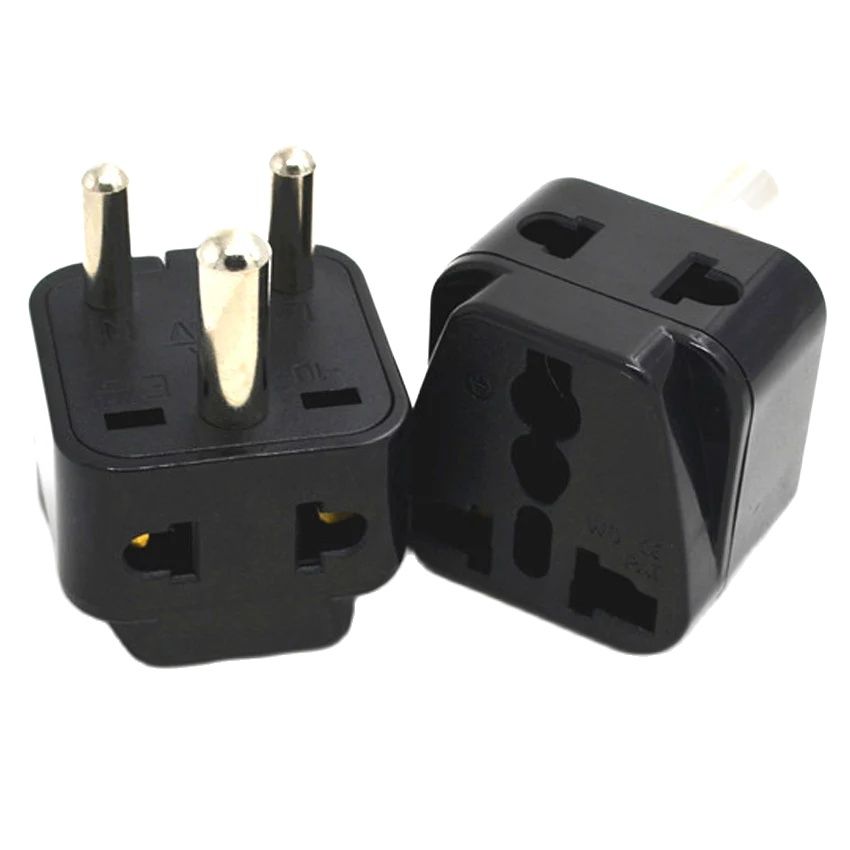 Universal 2 in 1 ce kobber indien pakistan sydafrika strømstik japan au eu us uk til indien rejse adapter stik type d