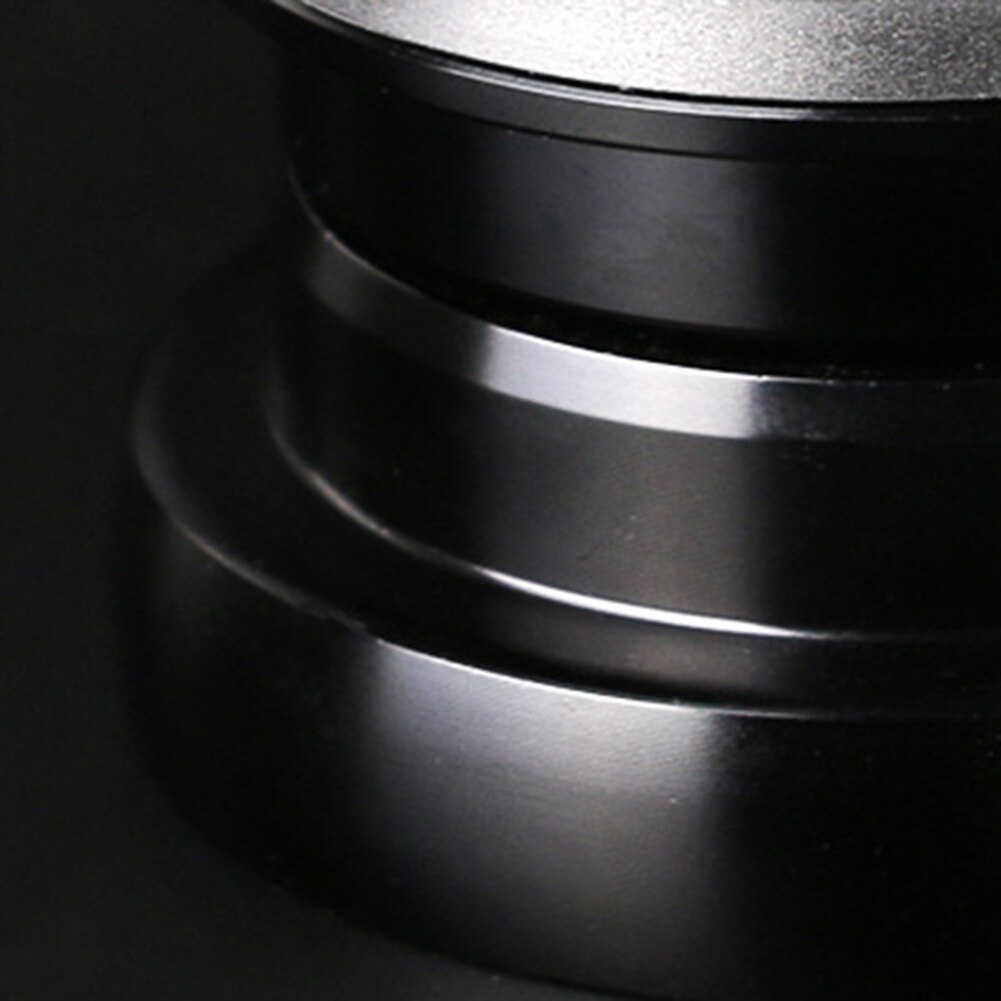 1pcs Bicycle Headset 44mm Straight Tube Frame To Tapered Tube Fork 1.5 Adapter Aluminum Black Double Bearing Structure Part