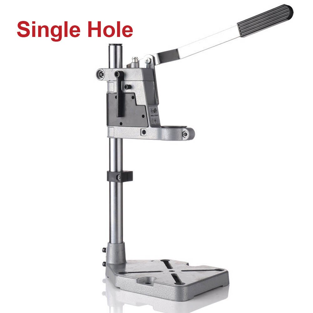 Elektrische Boor Stand Power Tools Accessoires Kolomboor Stand Diy Tool Base Frame Boor Houder Boorkop: Single Hole