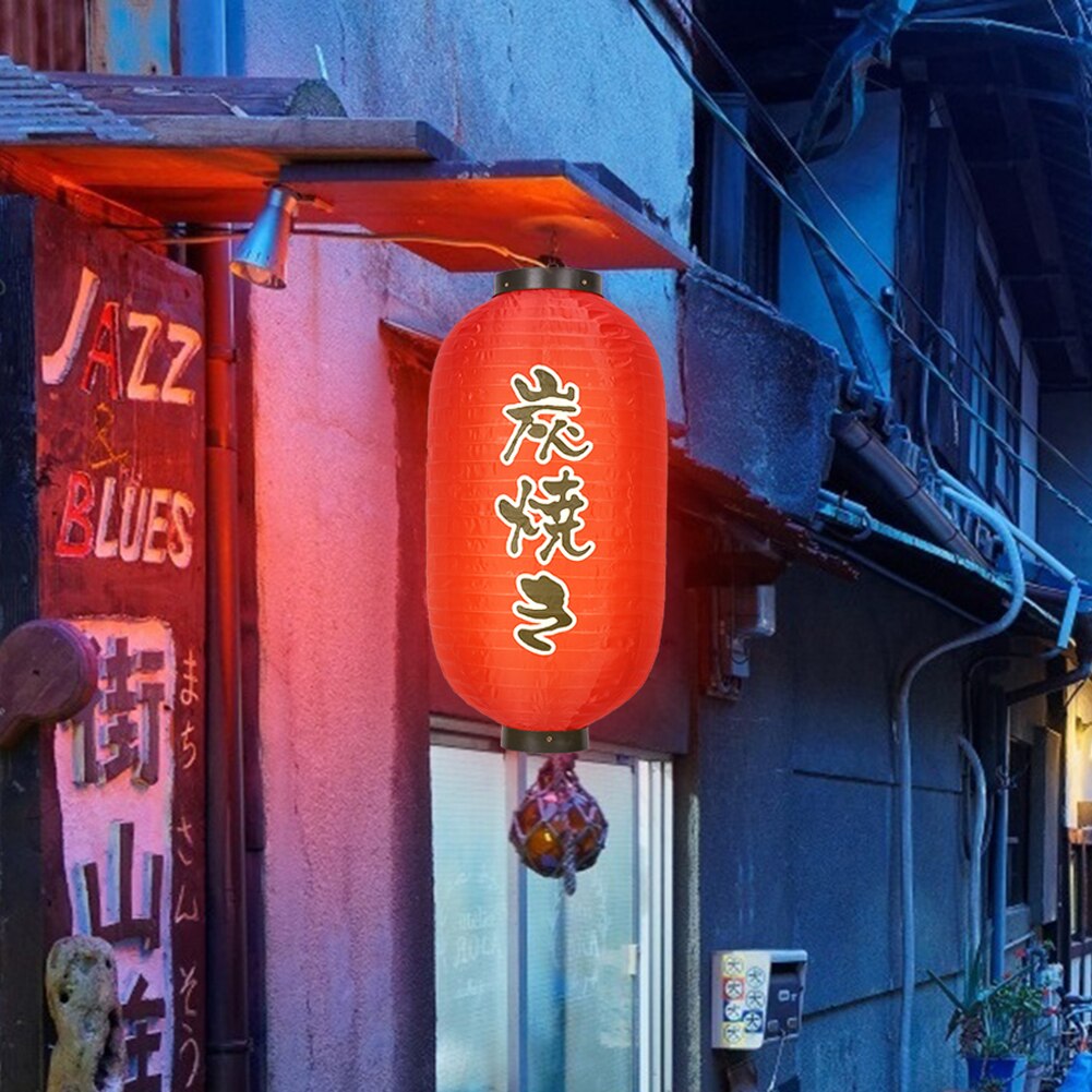 Japońskie wiszące lampiony wodoodporna restauracja 10 cali tradycyjne bistro ornament nowy rok impreza plenerowa dekoracja