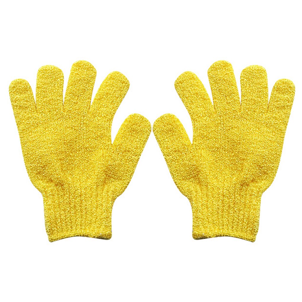 1 Pair Hand Shape Shower Scrubber Exfoliating Back Body Massage Mitten Skin Moisturizing Spa Bath Glove