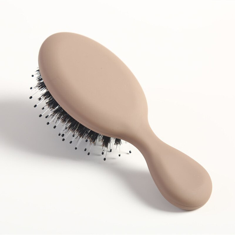 Peigne à cheveux de poche Portable, brosse à cheveux pour Salon de coiffure, shampoing, masseur, peigne en crin de cheval, outil de , santé
