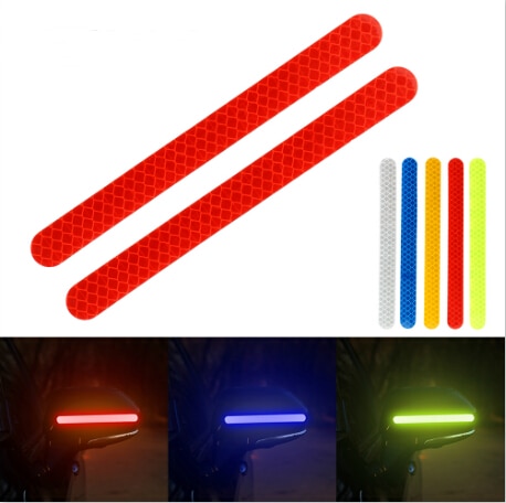 Car Rearview Mirror Reflective Stickers Warning Tape for Ford Fusion Mondeo Mustang F-150 Explorer Edge C-MAX FOCUS RS ST Fiesta