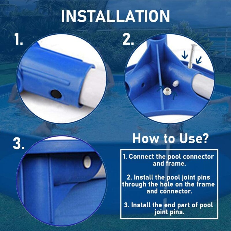Schwimmbad-verbindungsstiftdichtungen, geeignet für intex 13 zoll (-24 zoll & vor ) 10 zoll, -12 zoll & nach)