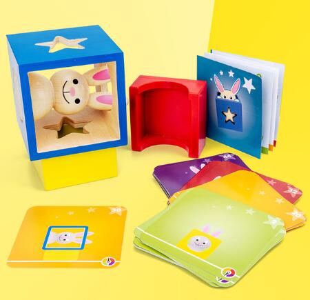 Holz kaninchen baby intelligenz magic box baby der interaktion frühen lehre spiele intelligenz spielzeug Frühen bildung smart