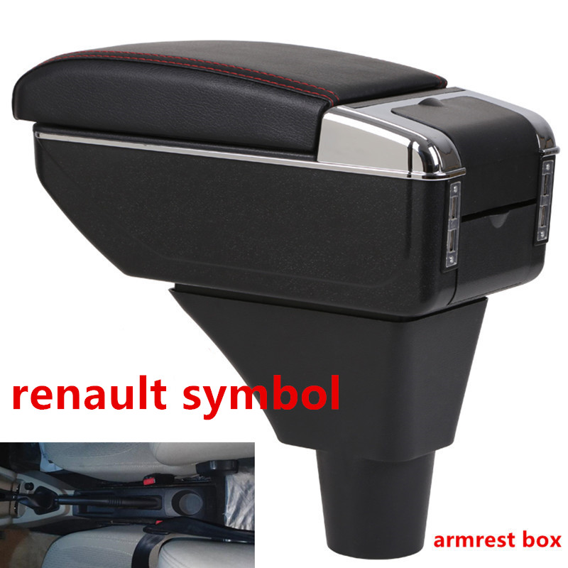 for renault symbol Armrest Box Universal Armrest Car Arm Rest Center Centre Console Rotatable Storage Box Top
