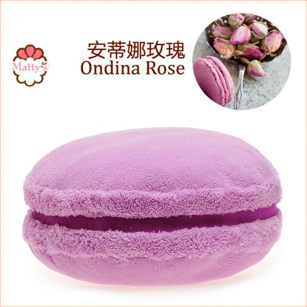 Macaron poduszka makaronik okrągły biały czerwony żółty niebieski zielony ciasteczka poduszka macaron prezent poduszka ICHIGO mleko: E