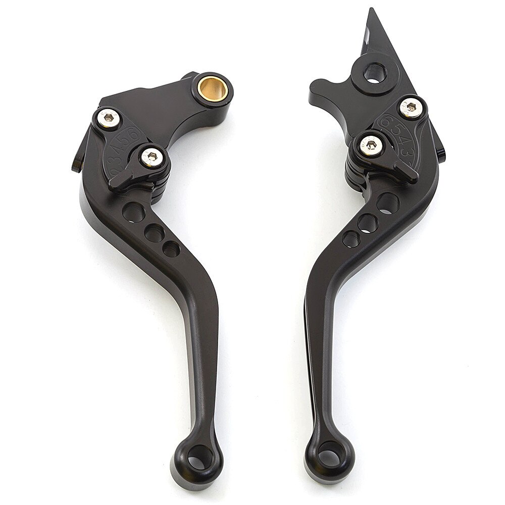 For FB Mondial Pagani 300 125 HPS 125 300 HPS125 HPS300 Motorcycle Accessories CNC Aluminum Adjustable Brake Clutch Levers: 147mm Black