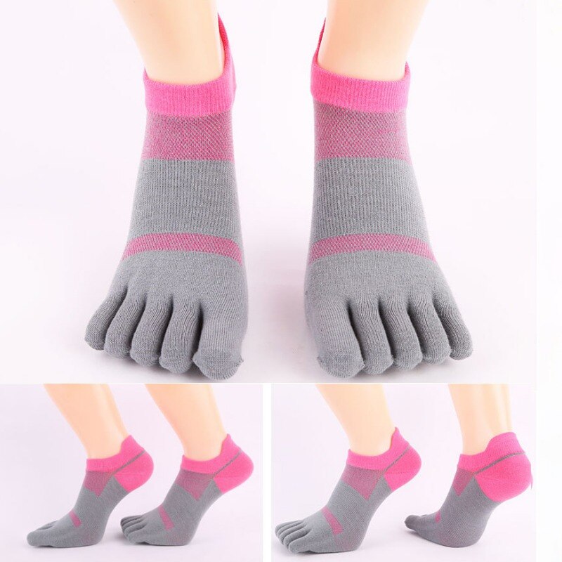 Calzini Toe Socks Donna Cinque Dita - Traspiranti, Antishock, Caviglia per Yoga, Corsa, Ciclismo