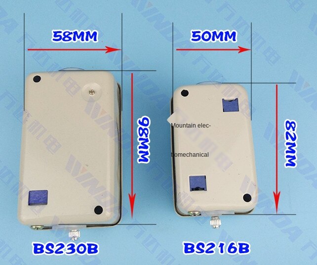 Bs216b power button switch bs230b button switch three-phase button switch 380V power switch