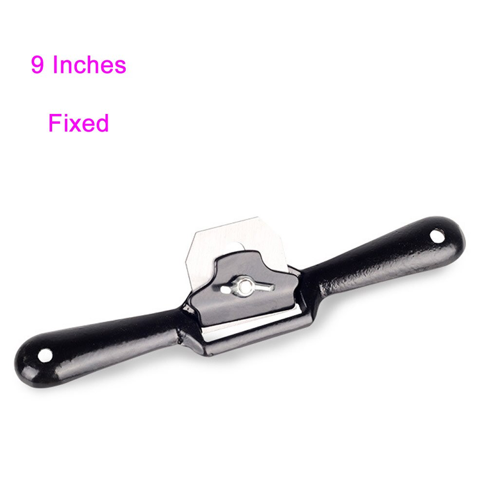 9 / 10 Inch Adjustable SpokeShave with Flat Base and Metal Blade for Wood Craft Wood Craver Wood Working and Hand Tool: 9 Inch Fixed