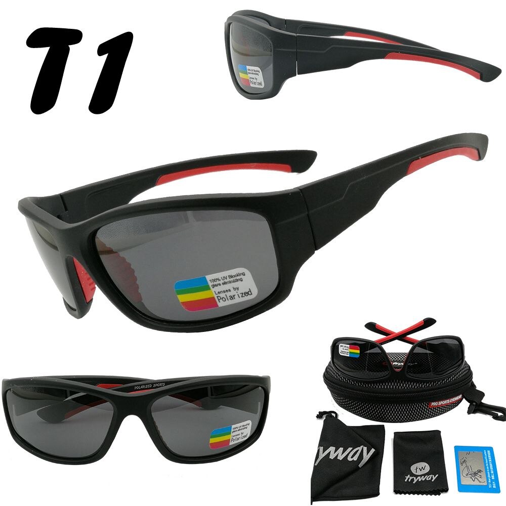Outdoor Uv400 Gepolariseerde Zonnebril Mannen Sport Camping De Sol Fietsen Fiets Bril Vissen Ski Bril Wandelen Eyewear: 1