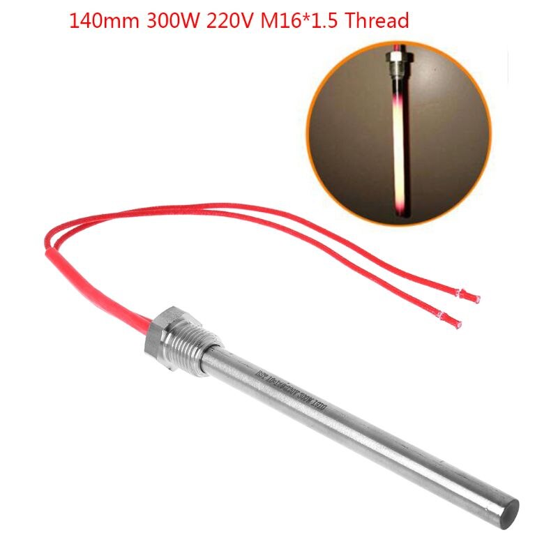 350w 220v ignição quente haste fogão de madeira da pelota 10*140/150/170mm m16 * 1.5 linha para a grade da lareira: C