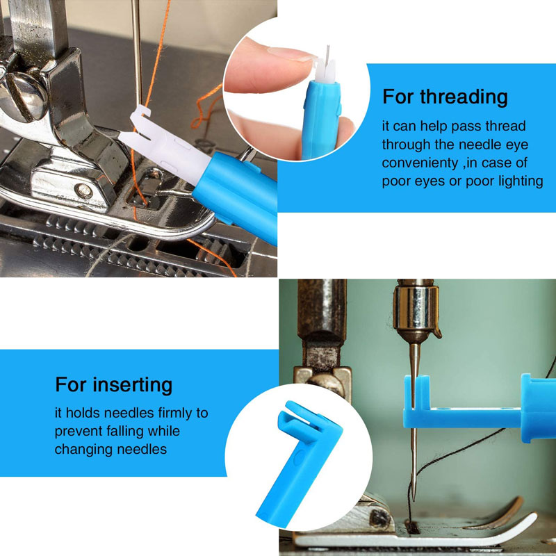 1/2 stks Huishoudelijke Naaimachine Threading Apparaat Automatische Naald Inbrengen Machine Threading Machine Naaien Tool Accessoires