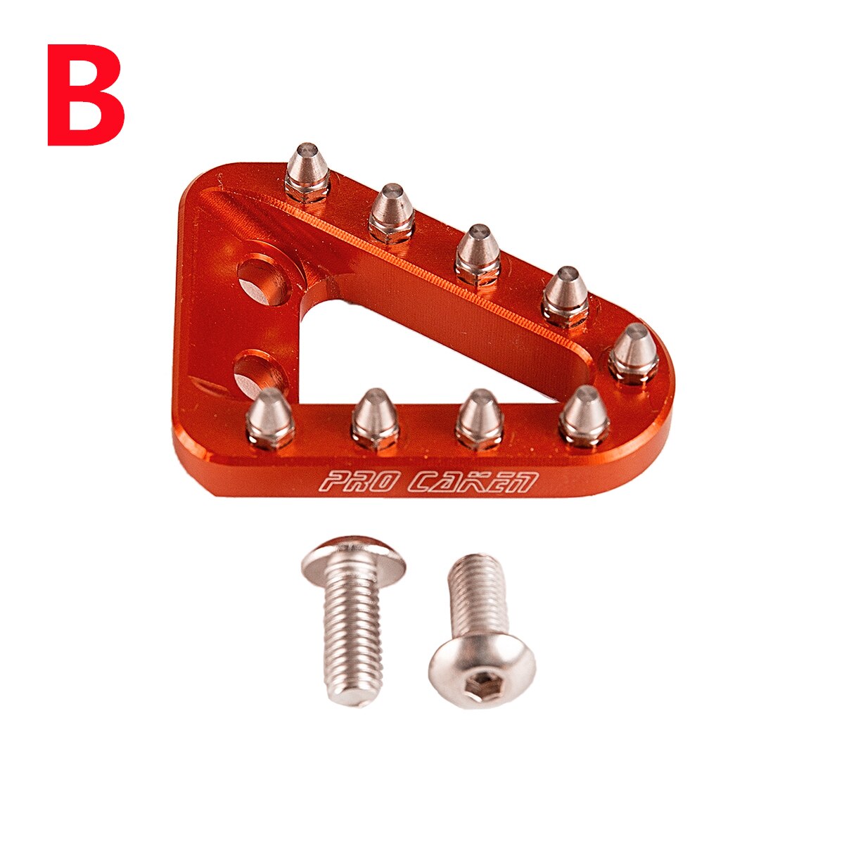 Achterrem Pedaal Stap Tip Plaat Voor Ktm Sx Sxf Exc Excf Xcw Xcfw Xc Xcf Voor Husqvarna 125 150 250 350 450: Style B  Orange